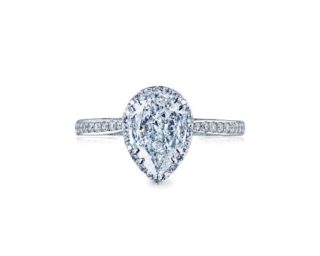 Tacori Pear Shaped Diamond Engagement Wedding Ring