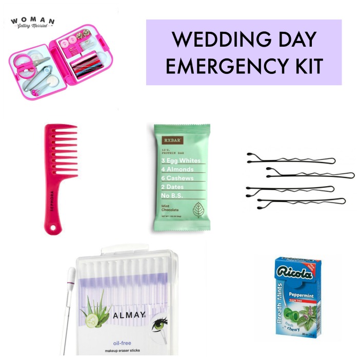 wedding day emergency kit